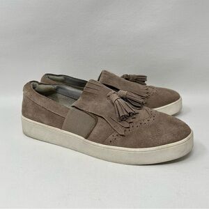 Com + Sens Womens Mirania Loafers Brown Size 8 M Slip On Tassel Shoes.